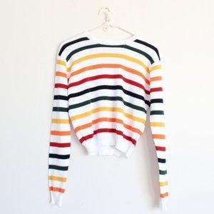 Brandy Melville Sweater Rainbow Striped